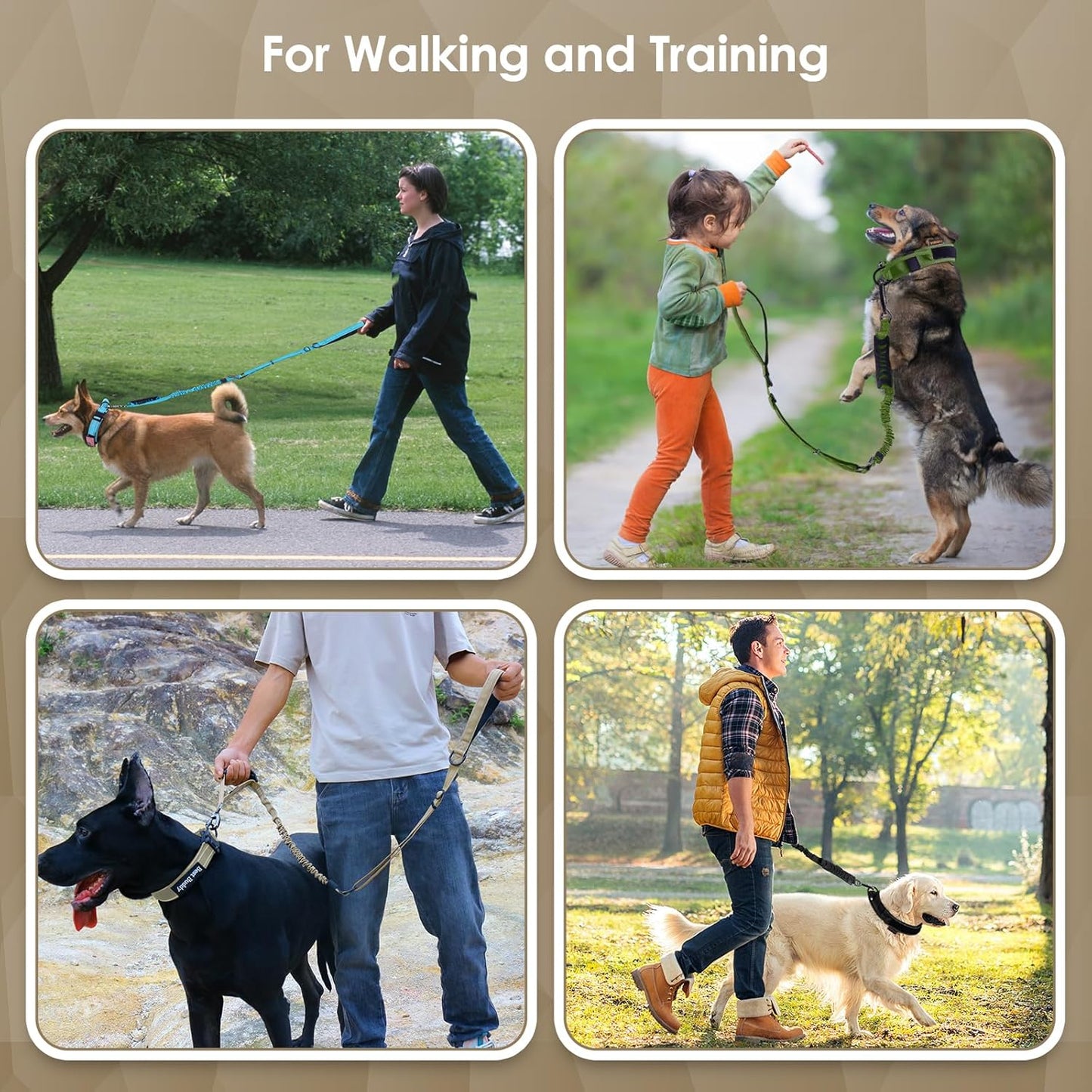 Heavy Duty 4-6Ft Tactical Dog Leash