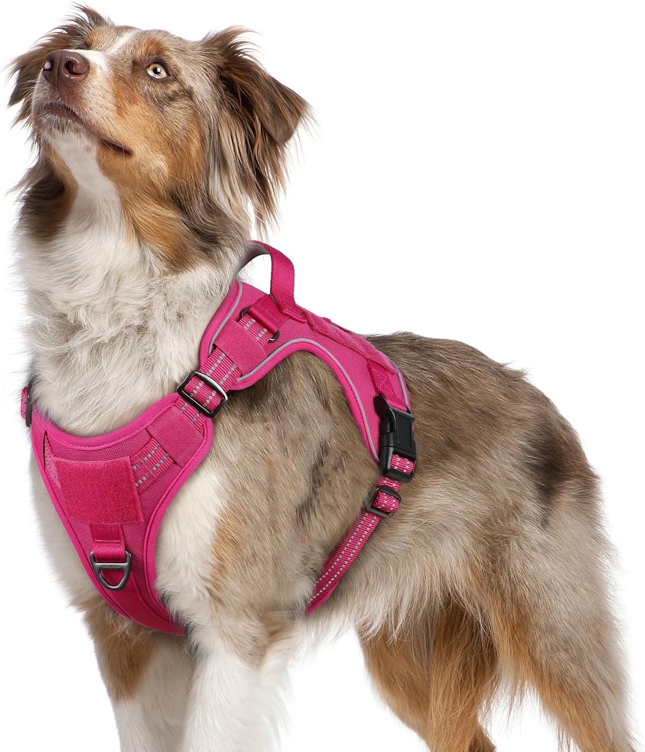 No Pull Reflective Tactical Dog Harness with Handle & Molle