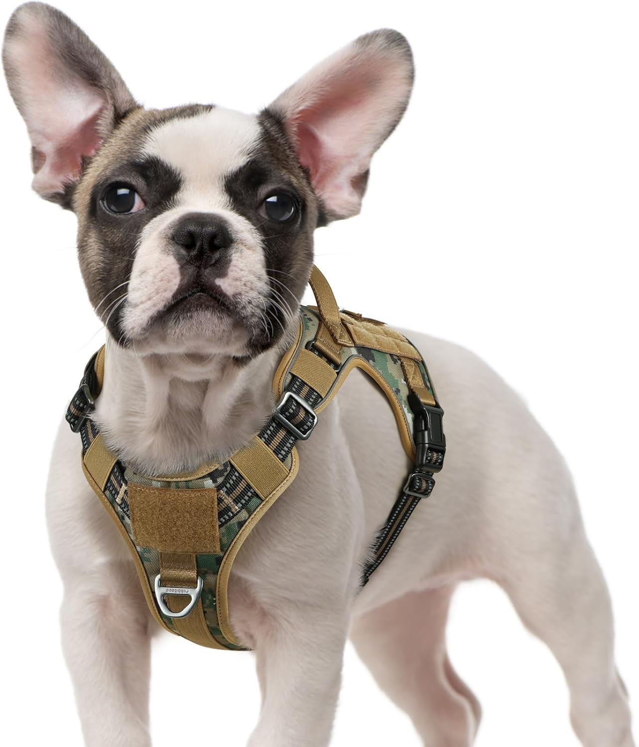 No Pull Reflective Tactical Dog Harness with Handle & Molle