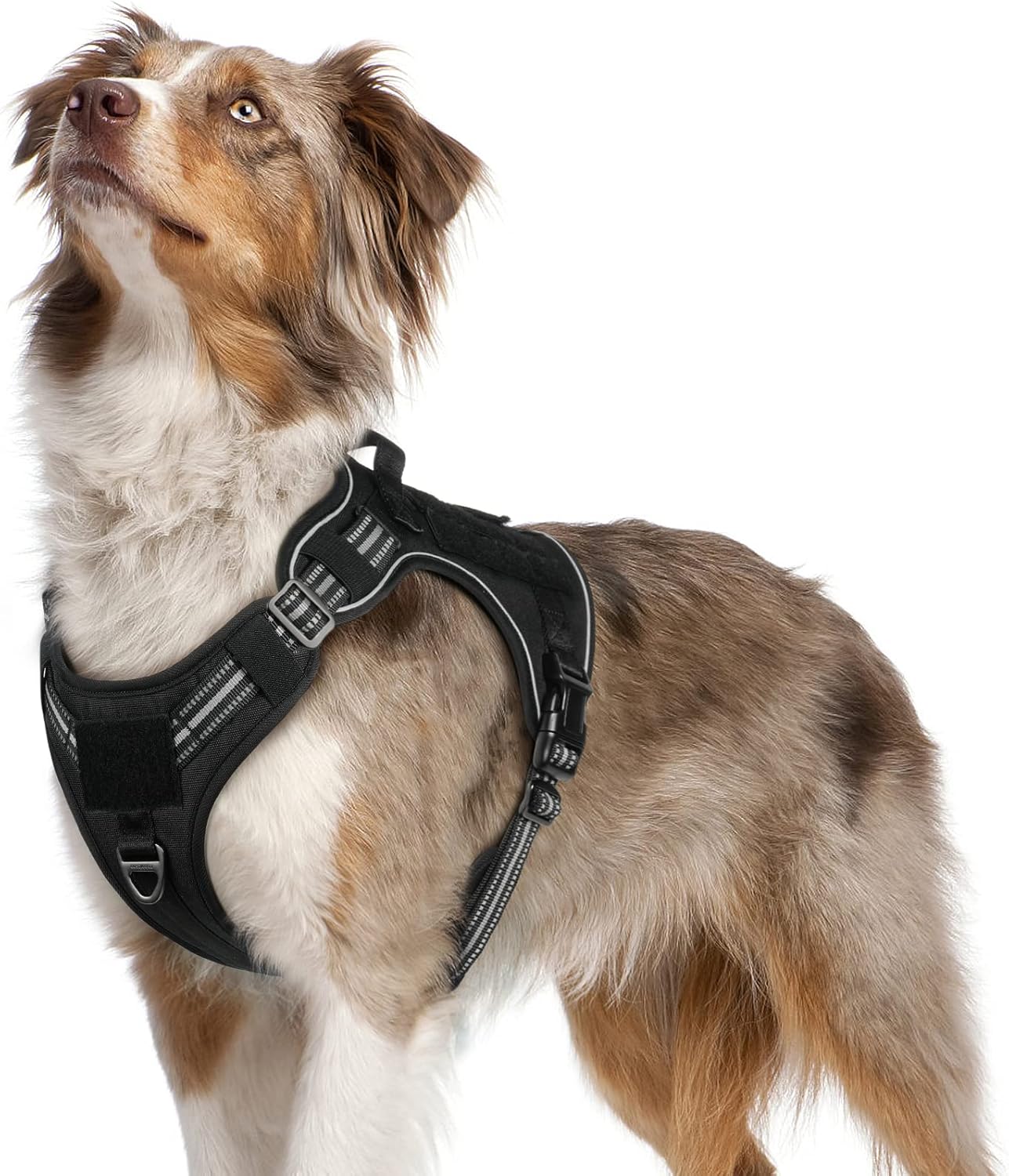No Pull Reflective Tactical Dog Harness with Handle & Molle