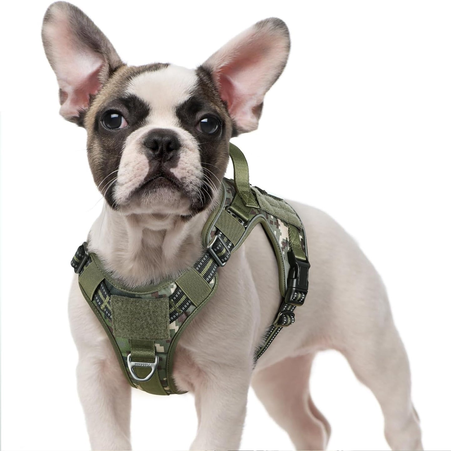 No Pull Reflective Tactical Dog Harness with Handle & Molle