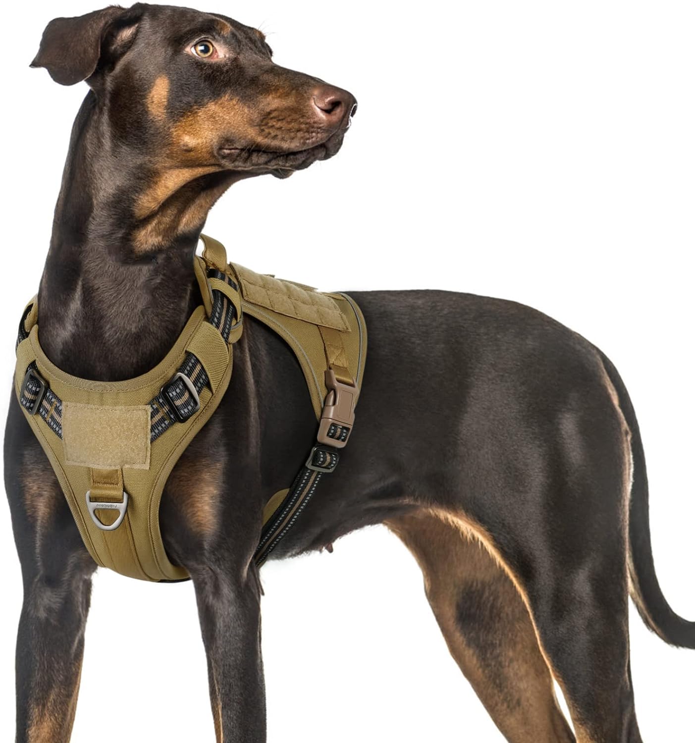 No Pull Reflective Tactical Dog Harness with Handle & Molle