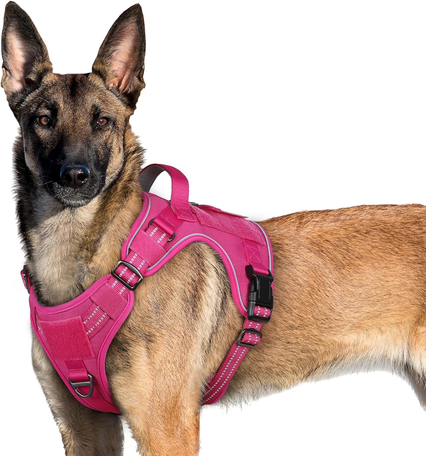 No Pull Reflective Tactical Dog Harness with Handle & Molle