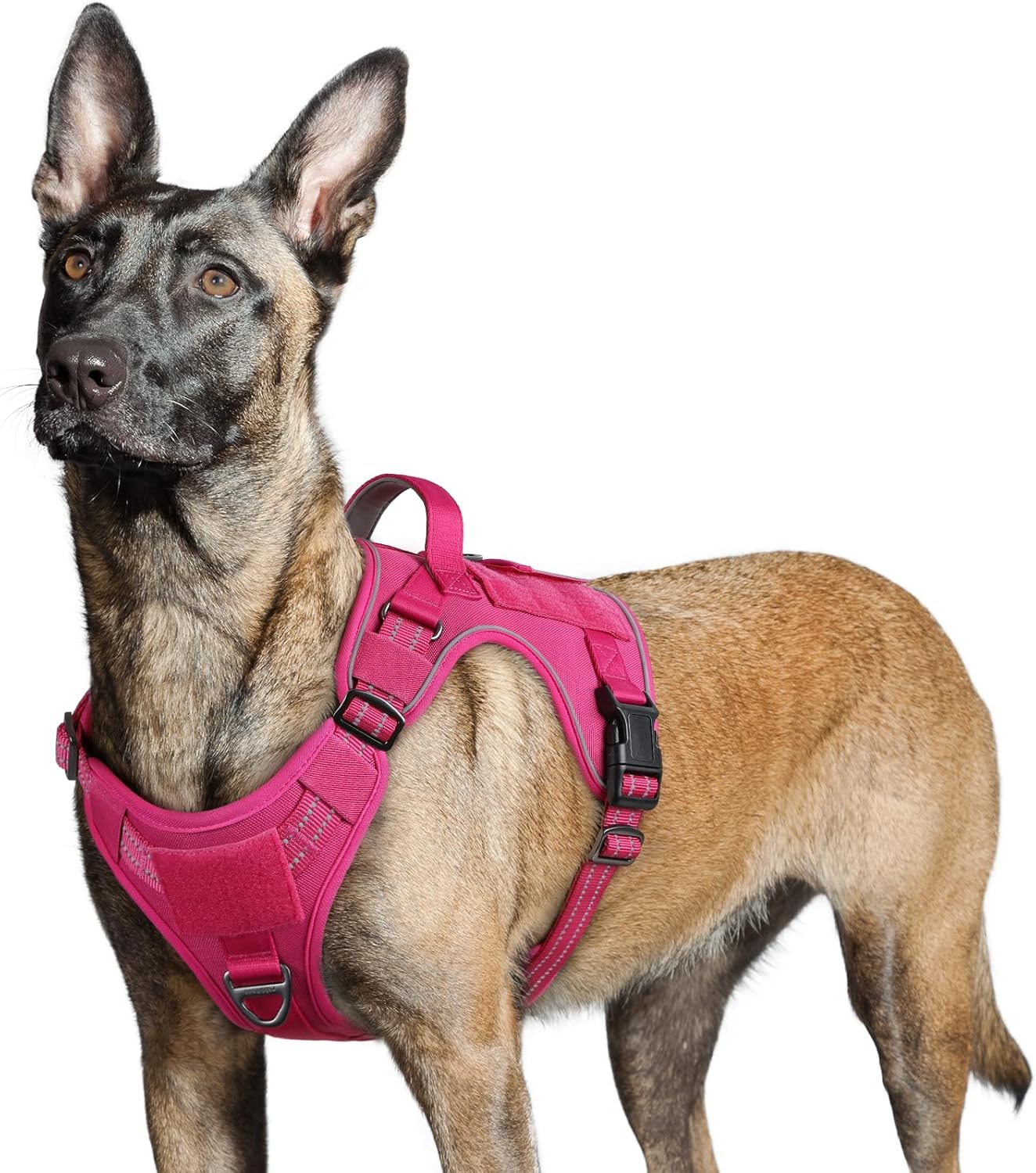No Pull Reflective Tactical Dog Harness with Handle & Molle