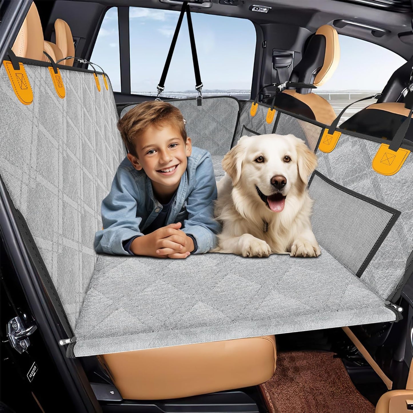 Hard Bottom Dog Car Seat Cover