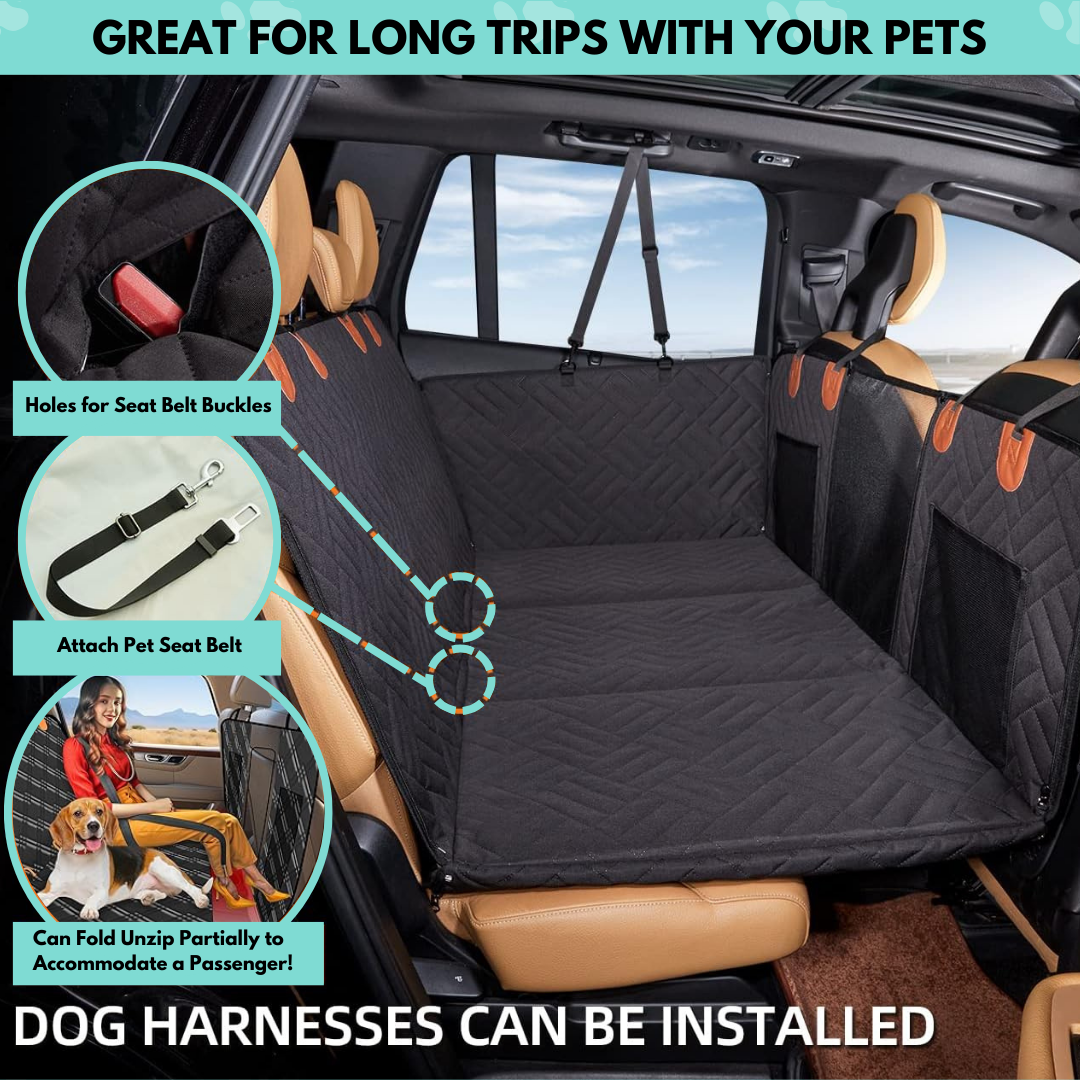 Hard Bottom Dog Car Seat Cover