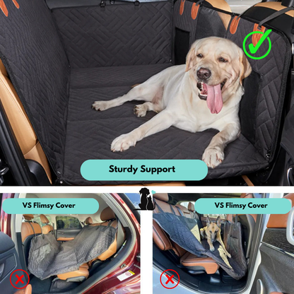 Hard Bottom Dog Car Seat Cover