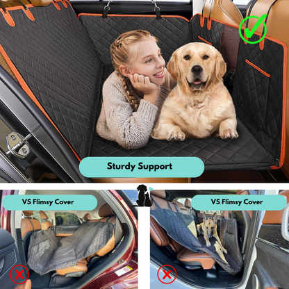 Hard Bottom Dog Car Seat Cover